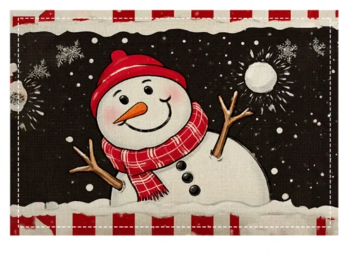 Wholesale Christmas Polyester Placemats