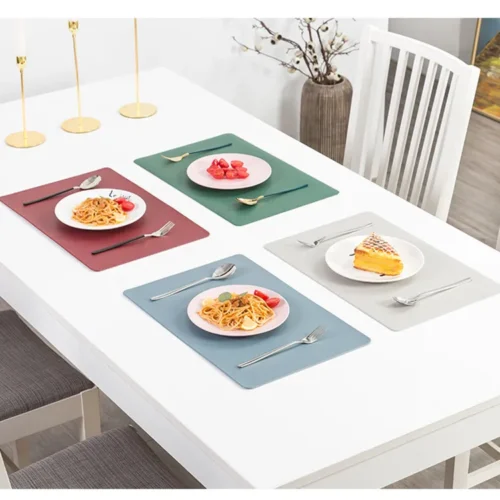 Faux PU Leather Table Mats
