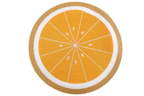 Orange Design Cute PP Mat